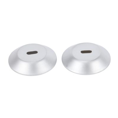 Pasuihcay Adhesive Security Plate with Slot for Cables to Lock Down Laptops, Tablets, Monitors and Other Devices (Silver 2 Pack)