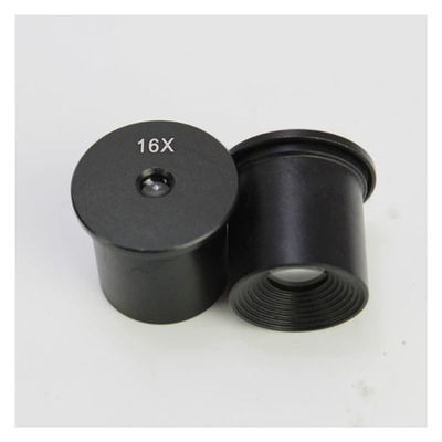 Joebo Microscope Kit 1PCS Eyepiece 23.2mm Interface Mounting Size 5X 10X 12.5X 16X Eyepiece Microscope Lens Adapters (Color : 16X)