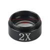 JOEBO Microscope Kit 0.5X 2.0X Glass Auxiliary Objective Lens for 200X 400X Big Depth Video Microscope Microscope Lens Adapters (Color : 0.5X) view 2