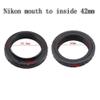 Joebo Microscope Kit Microscope Accessories Microscope Objective Lens Adapter Ring M15.2 M25 M30.5 SM1 M42 RMS CS Microscope Lens Adapters (Color : Nk to M42) view 2