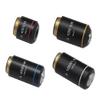 JOEBO Microscope Kit 4X 10X 40X 100X Infinity Biological Microscope Achromatic Objective Lens for Biomicroscope UIS2 Infinity Optical System Microscope Lens Adapters view 1