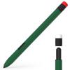 AZF Classic Design Pencil Case for Samsung Galaxy Tab S6 Lite/S10 Lite S Pen,Comfortable Grip Non-Slip Silicone Case, Supports Magnetic Wireless Charging (Midnight Green) view 1