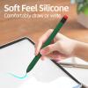 AZF Classic Design Pencil Case for Samsung Galaxy Tab S6 Lite/S10 Lite S Pen,Comfortable Grip Non-Slip Silicone Case, Supports Magnetic Wireless Charging (Midnight Green) view 4