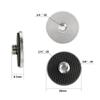 CAMVATE 1/4" Female to 3/8" Male Adapter + 1/4"-20 Mini Ball Head + Universal L Bracket Handle view 3