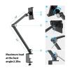AVXANKTG Bed Bracket 4.7-15.6 inch Bracket Table clamp Aluminum Alloy (Color : White) view 3