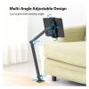 AVXANKTG Bed Bracket 4.7-15.6 inch Bracket Table clamp Aluminum Alloy (Color : White) view 4