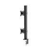 AVXANKTG Dual Monitor Arm Monitor Stand 32"-49" Load 0-15kg Each Vesa Support Bracket Desktop Mount (Color : Black) view 1