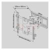 AVXANKTG DL-D-201ST 75KG 55" 42" 6-arm Telescopic Full Motion Stainless Steel Wall Swing arm TV Lift Mechanism LCD arm Wall Bracket view 2