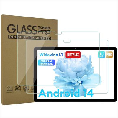 AIJAKO 2-Pack Tablet Screen Protector for Headwolf WPad5 Android 14 Tablet 10 inch, Tempered Glass Film for Headwolf WPad5, Anti-Scratch 9H Hardness, SWPad5FG