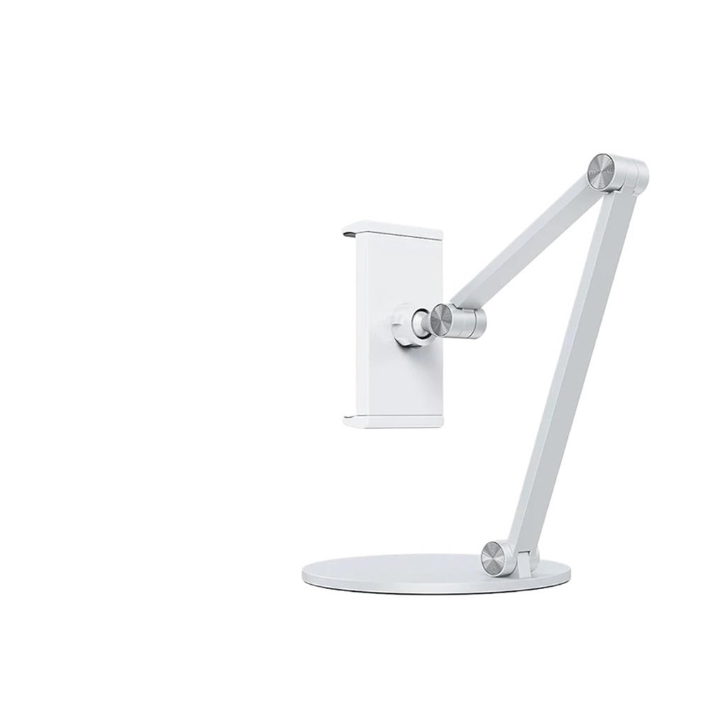 CUFTOBJM Aluminum Stand Portable Screen 4.7-15.6 inches Foldable (Color : White)