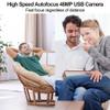 MMlove 48MP USB Camera Module 4K 30FPS Color Night Vision High Speed Autofocus Webcam Lightburn Camera 70 Viewing Angle Industrial Security Webcam for Face Recognition Streaming,PC/Laptop view 4