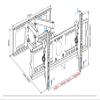 AVXANKTG DL-D-108LT 30"-75" 65" 80kg Heavy-Duty Full Motion Large TV Wall Mount VESA 700X500 Adjustable arm Bracket Rotation 90 view 2