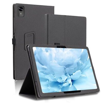 AIJAKO Tablet Case for Headwolf WPad5 Android 14 Tablet 10 inch, Premium PU Leather Folio Folding Stand Protective Case Cover with Hand Strap Magnet for Headwolf WPad5, WPad5FG, Black