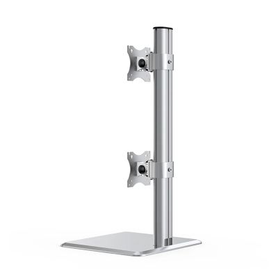 AVXANKTG Dual Monitor Stand arm, Suitable for Sizes 49 inches 0-15 kg (33 lbs), Aluminum Alloy (Color : Silvery)