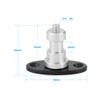 CAMVATE 1/4"-20 Thread Screw Connector + Double Microphone Mounts + 5/8"-27 Female to 1/4"-20 Male view 3