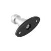 CAMVATE 1/4"-20 Thread Screw Connector + Double Microphone Mounts + 5/8"-27 Female to 1/4"-20 Male view 4