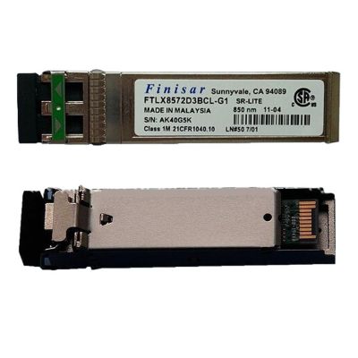 yinjieUS FTLX8572D3BCL-G1 10G 850nm 300m SFP 10G Multi-Mode Optical Module Dual LC