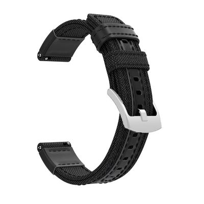 LZVRX 20 22mm Band for Garmin Forerunner 245 158 645 745 Strap Nylon Sport Quick release Bracelet for Vivoactive 3 4/HR/Venu SQ Correa (Color : B, Size : For Vivoactive 3 3t APAC)