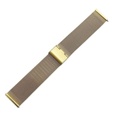 LZVRX 20 22mm Watch Band Milanese Bracelet For Garmin Vivoactive 4 3 Vivoactive3 Music Strap Forerunner 245 245M 645 158 55 Wristband (Color : Gold, Size : For Vivoactive 3)