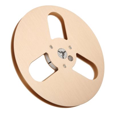 Reel to Spool Tape, 3 Hole Aluminum Alloy, 1/4 Inch Ribbon Reel Replacement, 7 Inch Long Lasting Recording Tape, Compatible