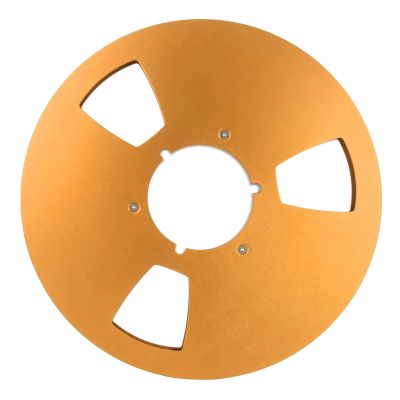 Aluminum Alloy Sound Pickup Reel, 10 Inch Open Reel, 3 Holes Wind Resistance, Flex Resistant Grip Flange, Reel