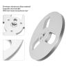 Reel to Spool Tape, 3 Hole Aluminum Alloy, 1/4 Inch Ribbon Reel Replacement, 7 Inch Long Lasting Recording Tape, Compatible view 4