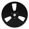 1/4 Inch and 7 Inch Empty Ribbon Spool, Aluminum Alloy Open Spool, Pickup Reel for NAB Black view 1