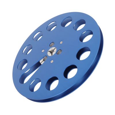 Reel to Spool Tape, Aluminum Alloy 11 Holes 1/4 Inch Ribbon Spool Replacement, 7 Inch Long Lasting Recording Tape Compatible