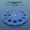 Reel to Spool Tape, Aluminum Alloy 11 Holes 1/4 Inch Ribbon Spool Replacement, 7 Inch Long Lasting Recording Tape Compatible view 2