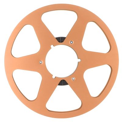 10.5 Inch Pickup Reel, Aluminum Alloy Open Reel, Sound Pickup Reel, 6 Wind Holes, Resists Flange Flexing