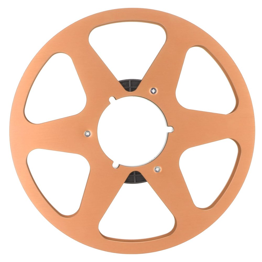 10.5 Inch Pickup Reel, Aluminum Alloy Open Reel, Sound Pickup Reel, 6 Wind Holes, Resists Flange Flexing