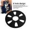 10.5 Inch Pickup Reel, Opening Machine Aluminum Alloy Sound Pickup Reel, 6 Holes Wind Resistance, Empty Tape Reel view 2