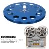 7 Inch Pickup Reel, Universal 11 Holes Wind Resistance, Empty Tape Reel for Recording, Erasing, Re-Recording, High Performance, Alloy view 3