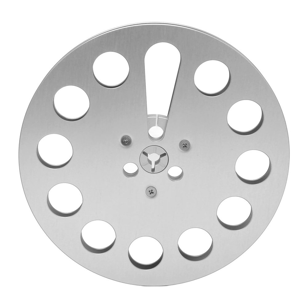 7 Inch Pickup Reel, Universal 11 Holes Wind Resistance, Empty Tape Reel for Recording, Erasing, Re-Recording, High Performance, Alloy