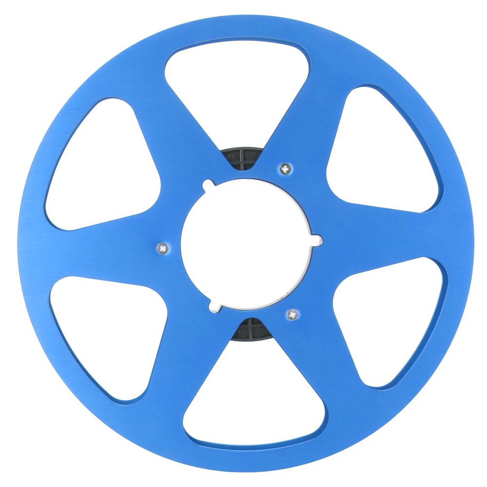 10.5 Inch Pickup Reel, Aluminum Alloy Open Reel, Sound Pickup Reel, 6 Wind Holes, Resists Flange Flexing