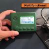 Mini CW Trainer Morse Code Trainer with Display, Moore Simo Wales Code Shortwave Radio Telegraph Key Car Key Learning CW Radio for Telegraph Practice with Charging Cable (Green) view 2