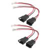 AsrMyjcx 4x PC2-805 Speaker Adaptor Cable Wire Harness Connector Plugs,Vehicle Repair Audio Wiring Harnesses Vehicles Supplies view 1