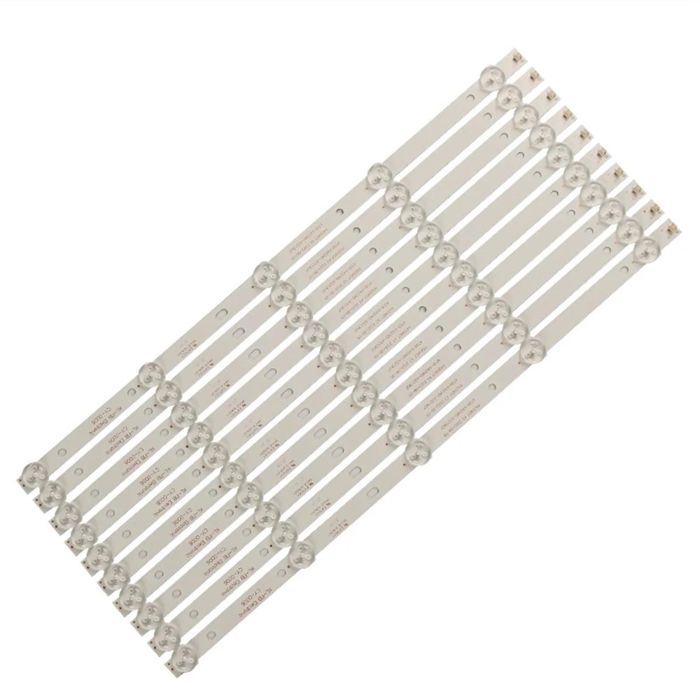 UFDIPLMY 2TV(16pcs) LED Backlight Strip Compatible with 43PFF5459 42PUF6052 K420WD7 4708-K420WD-A3213K01 K420WDB TH-43C500C 8pcs 5LED(3V) 415mm (Color : 1TV(8pcs))