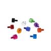 1Pcs -20Pcs M3x4mm/5mm Colourful Aluminum Knurled Head Computer Case Screw Hand Tighten Thumb Screws (Color : Orange, Size : M3x5mm 5PCS) view 3