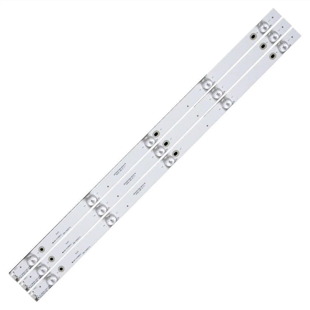UFDIPLMY 15pcs LED Backlight Strip Compatible with TCL 4C-LB280T-YH2 4C-LB280T-YH1 3 T0T-28B2550-3030C-5S1P 006-P2K2071A H28V9900 H28VPP00 (Color : 15pcs(5TV))