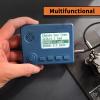 Mini CW Trainer Morse Code Trainer with Display, Moore Simo Wales Code Shortwave Radio Telegraph Key Car Key Learning CW Radio for Telegraph Practice with Charging Cable (Blue) view 2