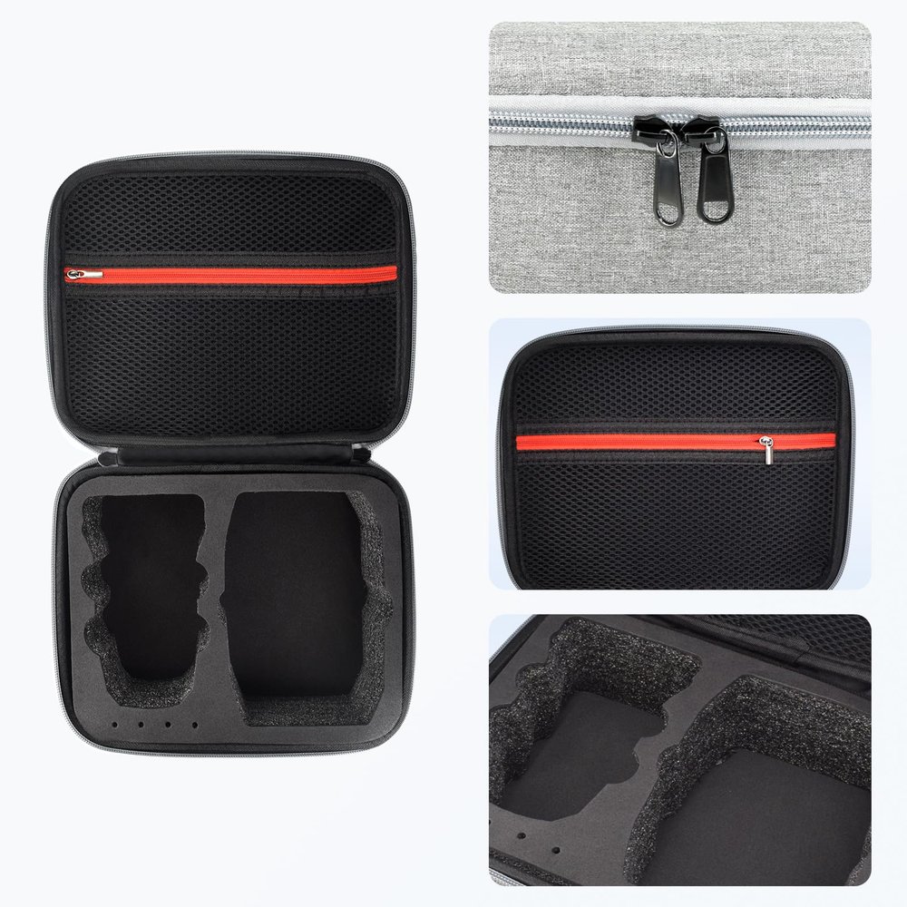 XBERSTAR Mini 2/Mini 2SE RC Bag Case Waterproof Shockproof Storage Bag Protection Hard Case for DJI Mini 2 SE/Mini 2 Drone and Remote Control, Black Inside, Storage Bag