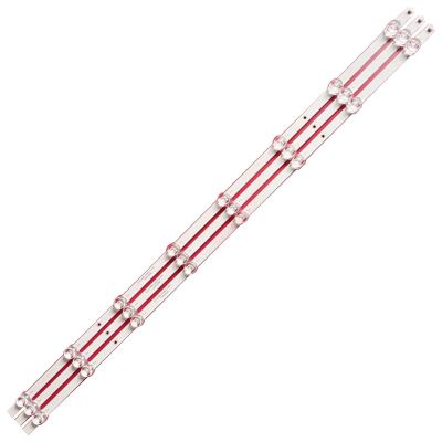UFDIPLMY 18pcs(6TV) LED Backlight Strip 8lamps Compatible with Xiaomi GC43D08-ZC26AG-15E L43M5-4X L43M5-FA Light Bar 303GC430062 (Color : 6pcs(2TV))