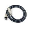 BOUUNCIY 19.69 ft GX20 4 Pin Male to Female Head Aviation Cordset, GX20 4Pins Female to Male Connector Electrical Cable Panel Mount Circular Metal Aviation Adapter Cordset for Ships 17AWG (6meter) view 4