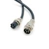 BOUUNCIY 29.53 ft GX20 5 Pin Male to Female Head Aviation Cordset, GX20 5Pins Female to Male Connector Electrical Cable Panel Mount Circular Metal Aviation Adapter Cordset for Ships 17AWG (9meter) view 1