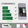 Cablecc 40Gbps USB4 Type-C to PCI-E 4.0 X4 SSD NVME NGFF M-Key Enclosure 20Gbps USB-C ASM2464 Chipset view 4