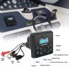 Marine Stereo Radio 4x45W Gauge Mounting WB/AM/FM Tuner Bluetooth Receiver for Boat, UTV, Golf Cart view 2
