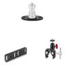 CAMVATE 1/4"-20 Thread Screw Connector + Multi-Function Mounting Plate + Super Clamp view 1