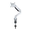 ELUKHT Single Monitor Mount, Gas Spring Monitor Arm Fits 17-34'' Monitor, Full Motion Swivel Monitor Arm with Clamp and Grommet Base view 1