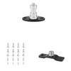 CAMVATE 1/4"-20 Thread Screw Connector + 1/4"-20 Stainless Steel Screw Pack + 5/8'' Male to 1/4'' Female